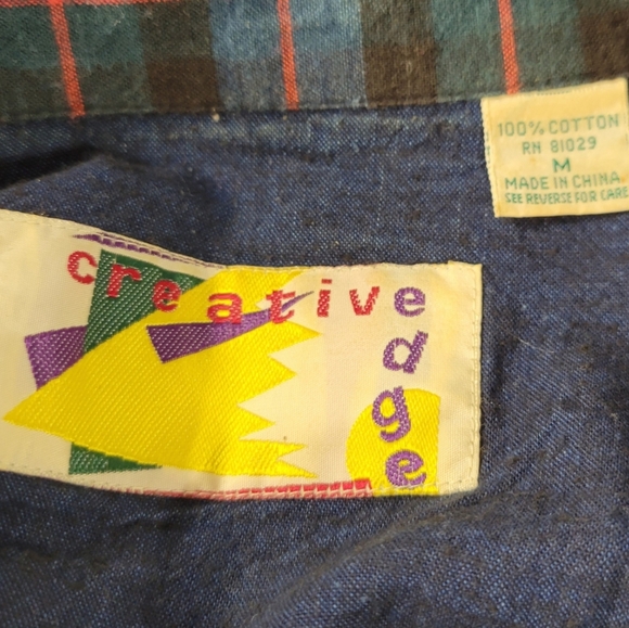 Vintage Creative Edge Jean Shirt - Picture 5 of 10